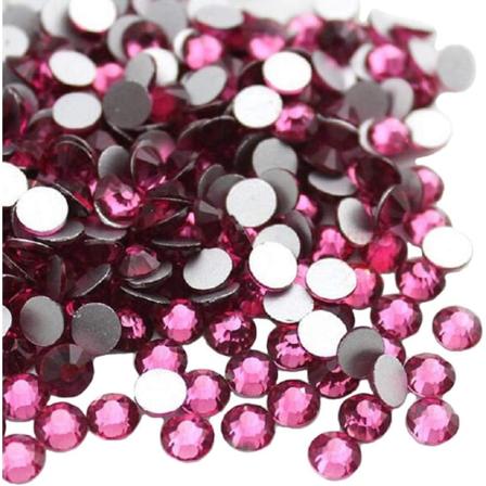 576 stk limfiks flatback rhinestones glass diamanten perler til neglekunst håndverk dekorasjoner klær sko Rose 576pcs