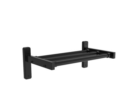 Enwex EX366*04SS Sko hylde væghængt, sort, Garderobeindretning