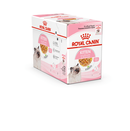 Royal Canin - Kitten Jelly Våtfôr for kattunger 85 g x 12 stk - Katt - Kattefôr & kattemat - Våtfôr og våtmat - ZOO.no