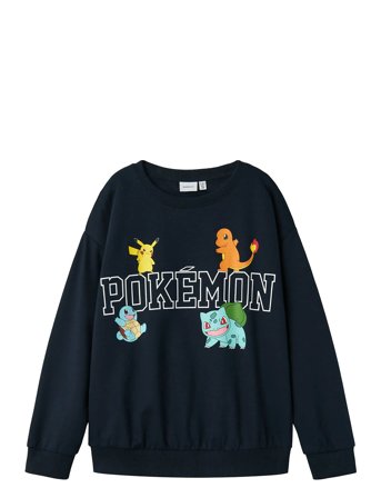 name it | Nkmday Pokemon Nreg Sweat Bru Noos Sky | 158-164