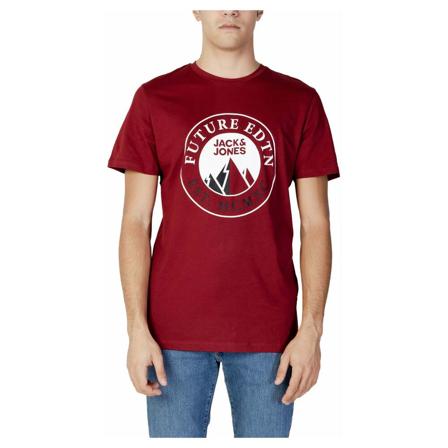 Jack & Jones, T-Shirts Czerwony, Mężczyzna, Rozmiar: 2XL