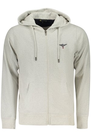 Accademia Militare Felpa Con Zip Uomo Grigio