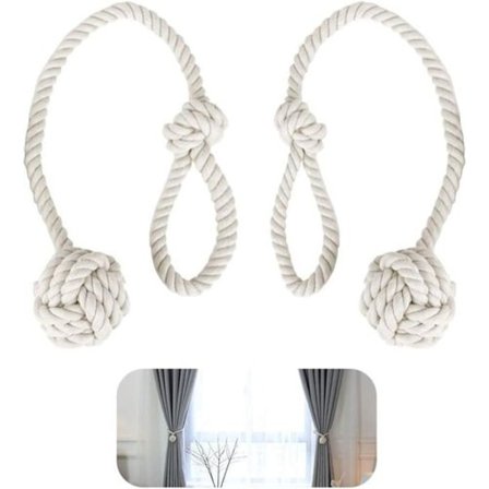 Par handgjorda gardinrepklämmor hållare gardinuppsättningar &