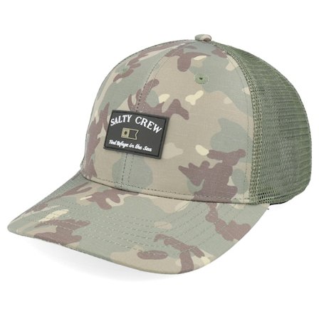 Salty Crew - Camo trucker Kšiltovka - Steadfast Retro Camo Trucker @ Hatstore