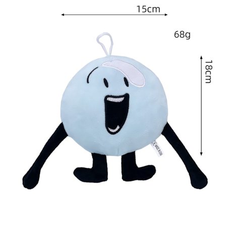 Dream Island Battle Plyschdocka Leksaker Barnpresent Blå bubblor