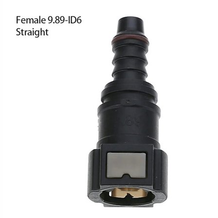 Auton polttoaineletkun liitin pikaliitin ID8 7.89 9.89 11.8 Kumi Nylon Öljyletkun sovitin Irrotusletkun liitin