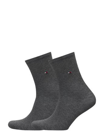 Th Women Sock Casual 2P Underwear Socks Regular Socks Grå Tommy Hilfiger