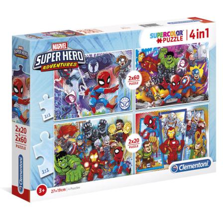 Marvel Super Hero Puzzle 2x20pcs 2x60pcs