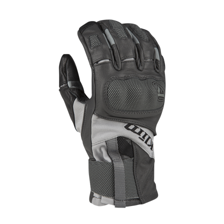 Mănuși Moto Klim Adventure GTX Scurte gri L