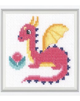 Stickpackung Bild Drache