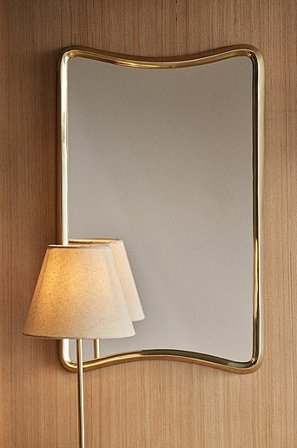 Jotex - Lustro z Mosiężne Wykończeniem Mosiądz - PANDII - Kup Lustra firmy Jotex