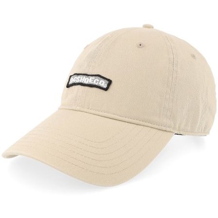 DC - Beige unconstructed Keps - Patch It Cap Oatmeal Dad Cap @ Hatstore