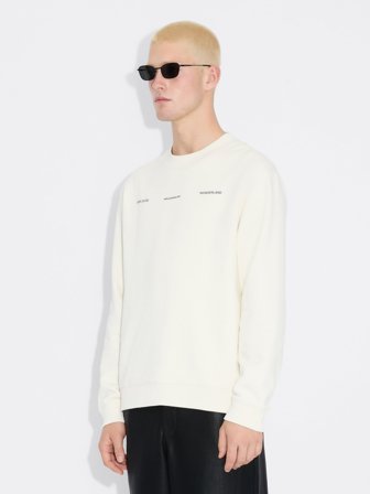 Holzweiler - Duke National Crewneck Sweater - White - Mens - Small