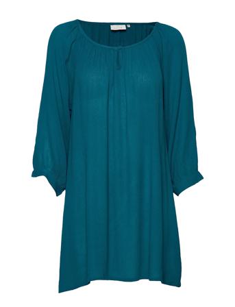 Amber Tunic Tunika Blå Kaffe