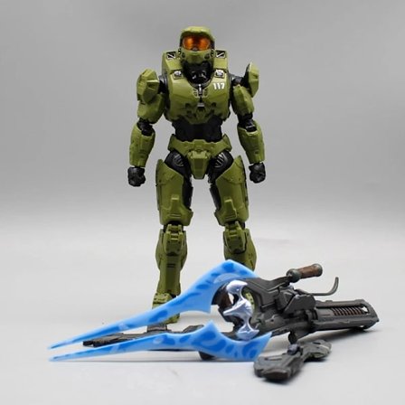 Laatikolla Halo Master Chief Anime -hahmo 18cm Mjolnir Mark VI Gen 3 Keräilyfiguuripatsas Pöydälle Lahjaksi Aikuisille Miehille ja Naisille