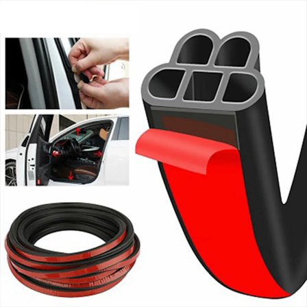 Dørkantbeskytter til bil 5M kantbeskytter gummiliste dørkantbeskytter passer til de fleste biler
