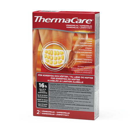 Thermacare Varmepakning rygg, 2 stk.