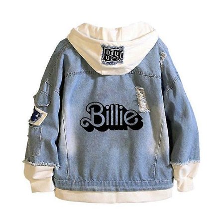 Trendikkäät Billie Eilish -oheishupparit, miesten kevät- ja syyshupparit, valetakki