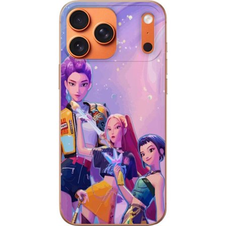 Kompatibelt Mobildeksel til Apple Apple iPhone 17 Pro Max Futuristiske popdamer i neonfarger med magiske detaljer mot en drømmeaktig galaksebakgrunn