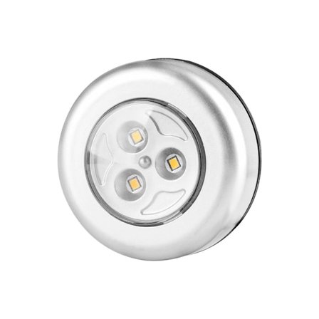 Nattljus LED-lampa 6 st LED-spotlampa klistermärke extra ljus