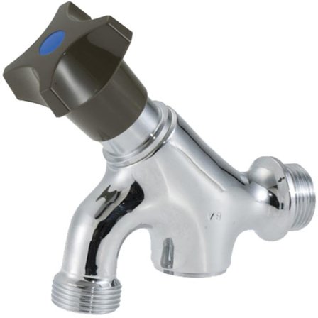 FM Mattsson 20202010 Tappventil för vägg, med backventil, G20, Tvättstuga