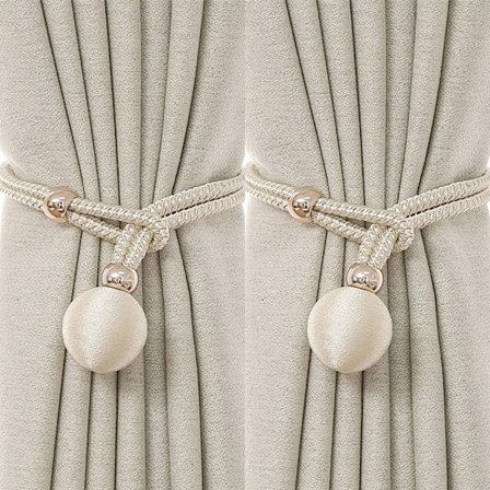 2 stk Gardinbindinger Gardinbinder for Gardiner Gardin