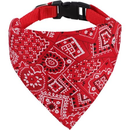 1 stk. Rød Fashion Hunde Bandana, Hunde Bandana Halsbånd Vaskbar Hunde Ban