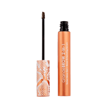 Grande Cosmetics 2-In-1 Tinted Brow Gel + Enhancing Serum Ögonbryn Dam Brun 3,5 ML