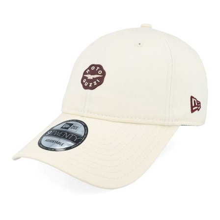 New Era - Motor Beige unconstructed Keps - Moto Guzzi Wax Seal 9TWENTY Stone Dad Cap @ Hatstore