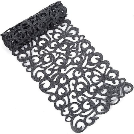 Moderne Minimalistisk Bordløper Rektangulær Form Filtet Bordduk Løper Plassmatter 7 Farger Bordmatter Husholdning Kjøkken Dekorasjon Hotell Bryllup