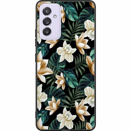 Samsung Galaxy A82 5g Svart Skal Blommor