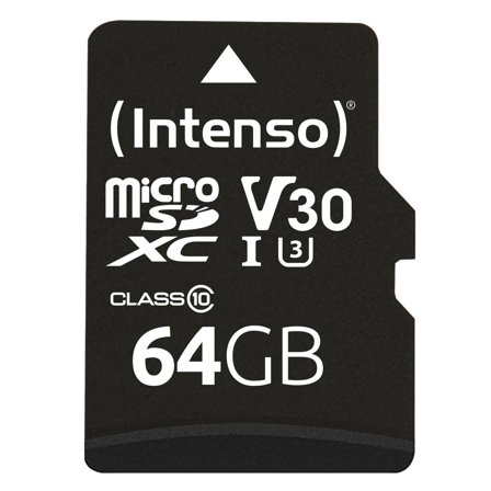 INTENSO flashminnekort - 64 GB - microSDXC UHS-I