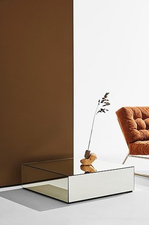 Jotex - Tisch Aus Spiegelglas 80x80 Cm Glas/MDF Ponti - Kaufen Pastill - Möbel bei Jotex