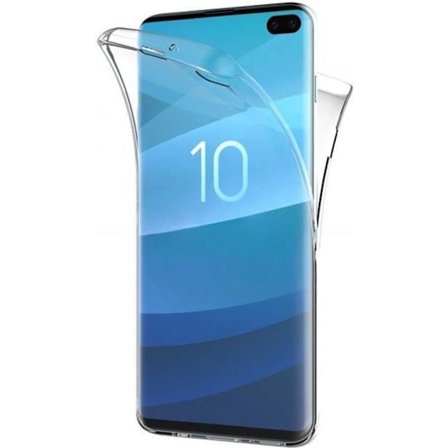 Coque - Phonillico - Samsung Galaxy S10 PLUS - Ultra Tynd - Blødt Silikone - Gennemsigtig