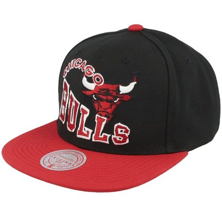 Mitchell & Ness - Negro snapback Gorra - Chicago Bulls Crooked Path Black Snapback @ Hatstore