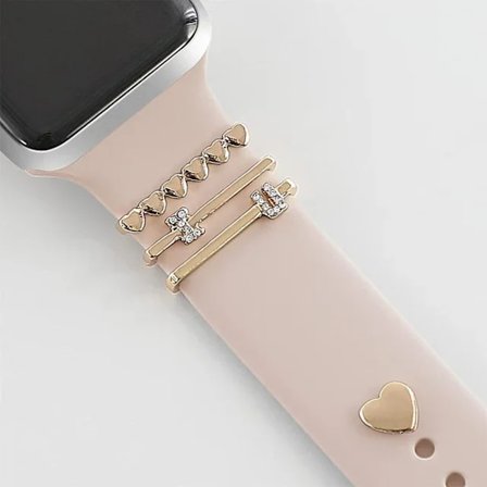 Dekoration för Apple Watch armband 8 7 6 3 se Diamantsmycken Berlocker Tillbehör samsung/Huawei armband correa 20/22mm klockarmband