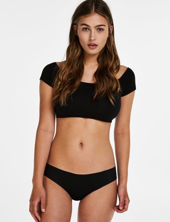 Hunkemöller 3-Pack Invisible Brasilian - Black - XL
