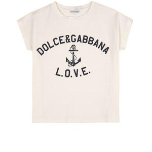 Kids - Dolce & Gabbana Branded T-Shirt White 12 Years - Tops - 12 years - White - Mädchen