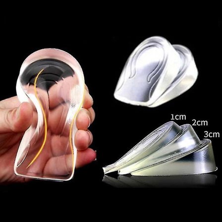 1 par indre høydeøkende innleggssåle, ortopedisk massasje fotpleie,