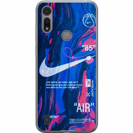 Motorola Moto E6i Genomskinligt Skal Nike