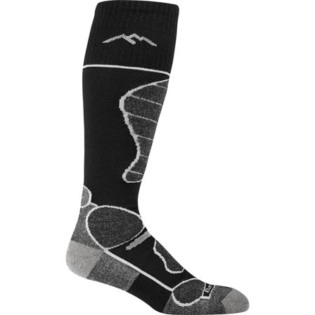 Darn Tough Men's Function 5 OTC Padded Cushion Men ski socks Black M