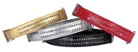 ESC Jewel Hundhalsband - Röd - Scarfes, Charms & Halsbandssmycken, Draglinor, Läder- & Textilhalsband på Doggie.se