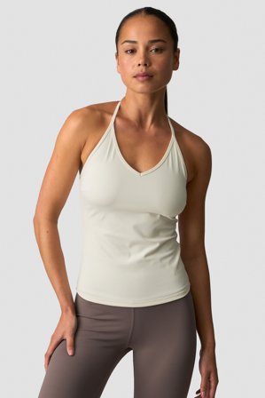 ICANIWILL - Nimble Strappy Tank Top Ivory - Träningslinne - Dam - Träningskläder från ICIW