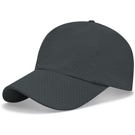 Mesh Baseball Kasketter til Mænd Kvinder - Hurtigtørrende Løbehat, Justerbar Sport Kasket, grå