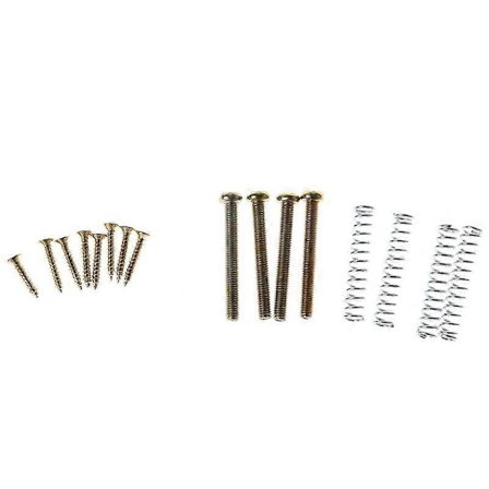 1 Set Humbucker Pickup Skruvar Fjädrar Kit Ring Surround Montering Gitarrdelar