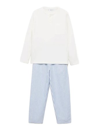Mango | Striped Long Pyjamas | 5-6
