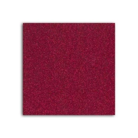 Silitettävä glitterkangas - TOGA - A4 - Punainen