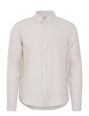 Cfanton Bd Ls Linen Shirt Beige Casual Friday