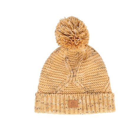 Rip Curl - Beige pom Mütze - Flecker Beanie Sand Pom @ Hatstore