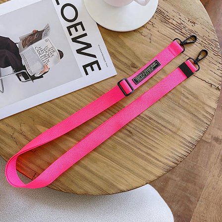 Minimalistisk mobiltelefonhängsnöre, bredband utan åtdragning runt halsen, nyckelring, telefonrep kan hängas diagonalt, ID-kortshållare för arbete